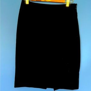 White House Black Market black skirt, lined, size 6